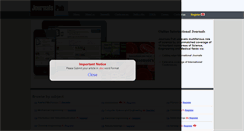 Desktop Screenshot of journalspub.com